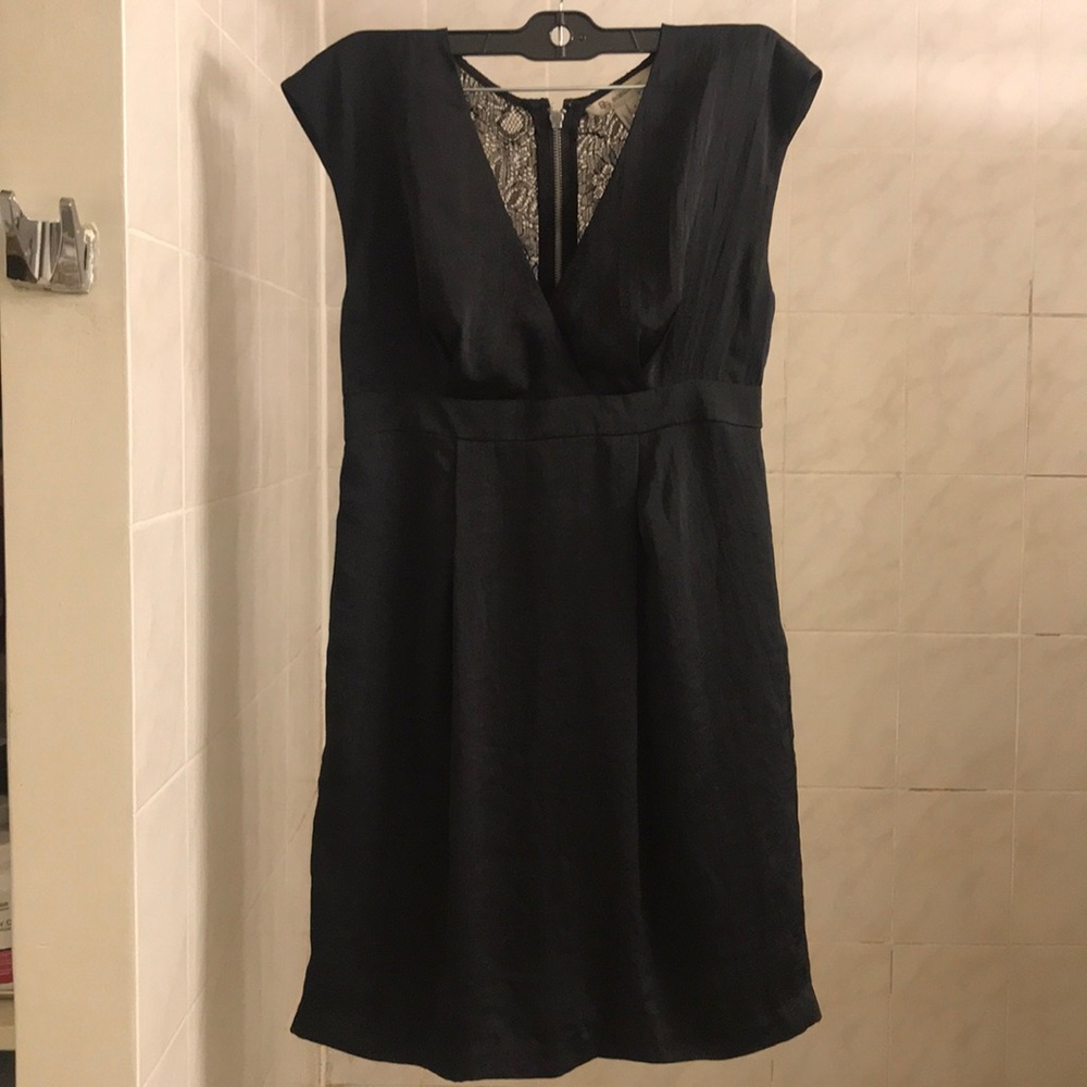 BCBG black Dress with lace back detail